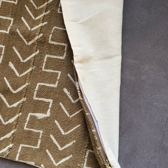 Two 18” x 18” Mudcloth Pillow Covers - Picture 6 of 7